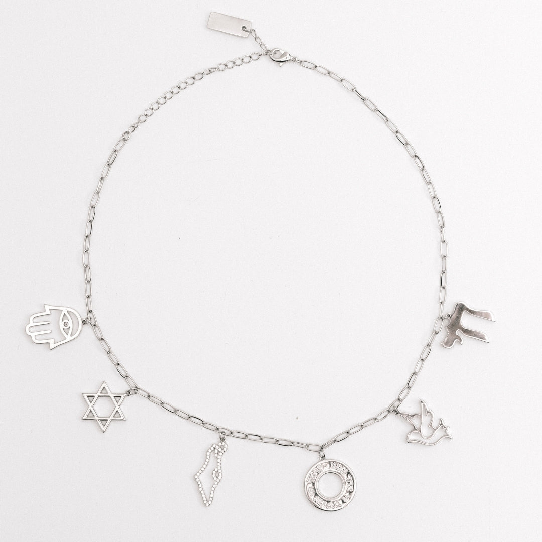 Jewish Charm Necklace