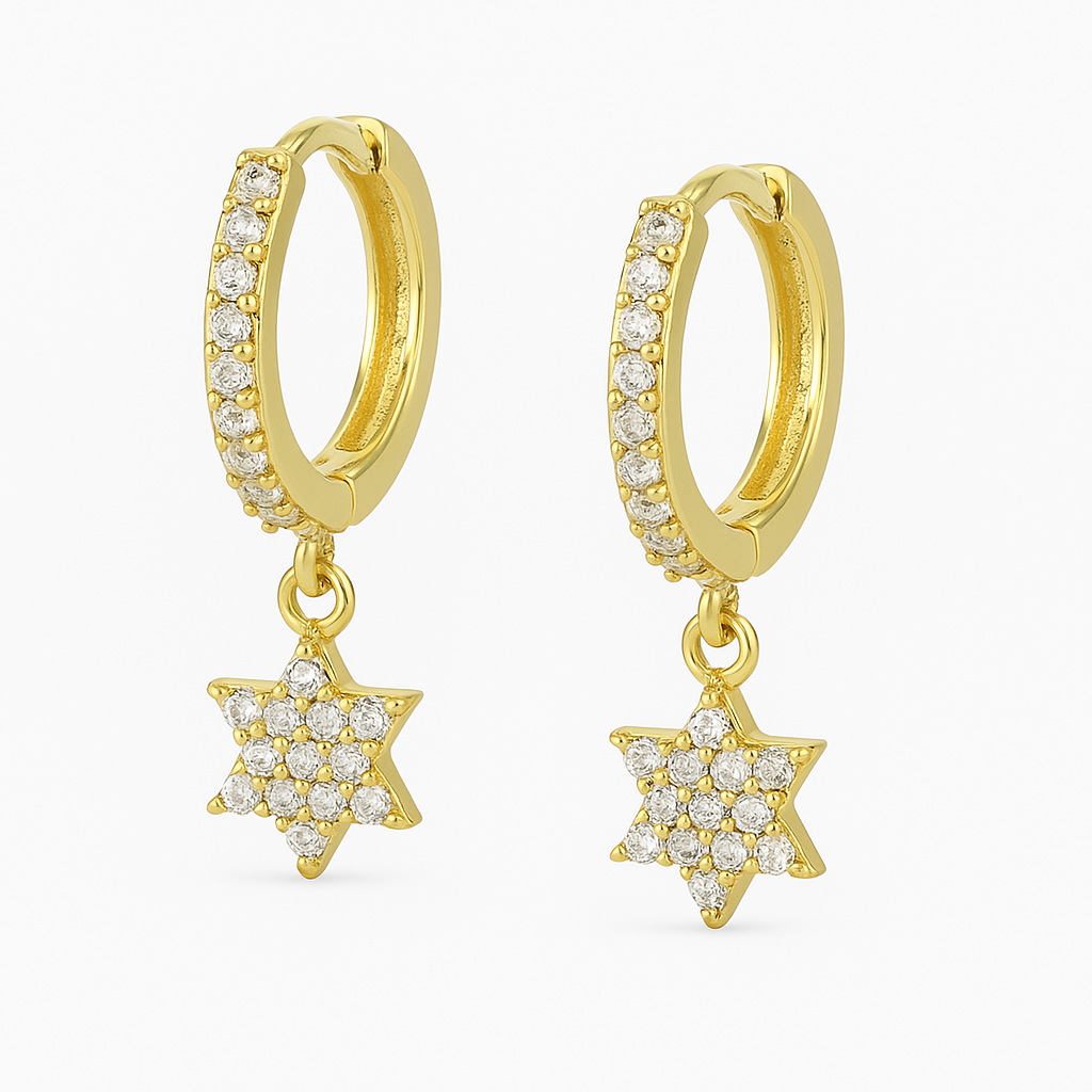 Magen Star Mini Hoops