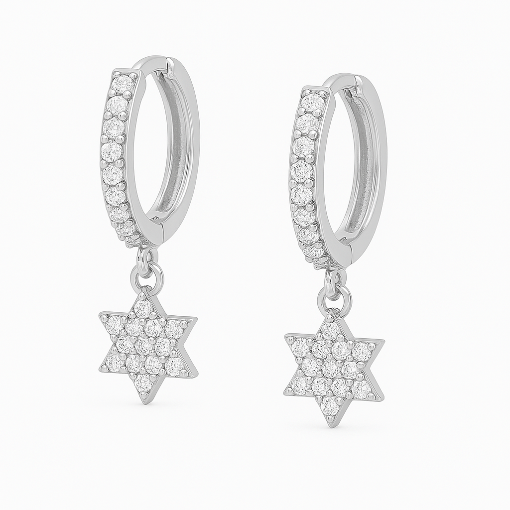 Magen Star Mini Hoops
