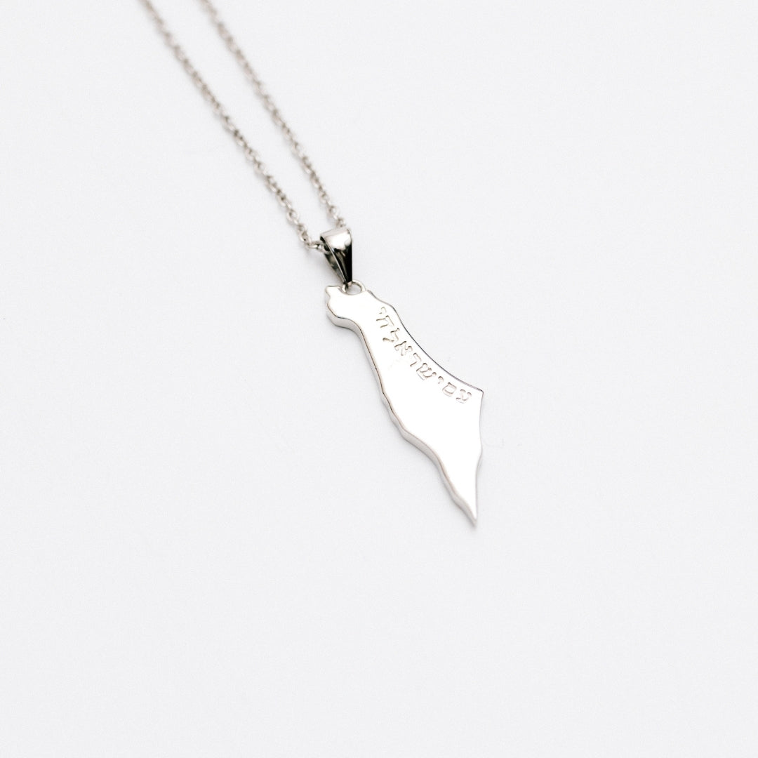 Map of Israel Necklace