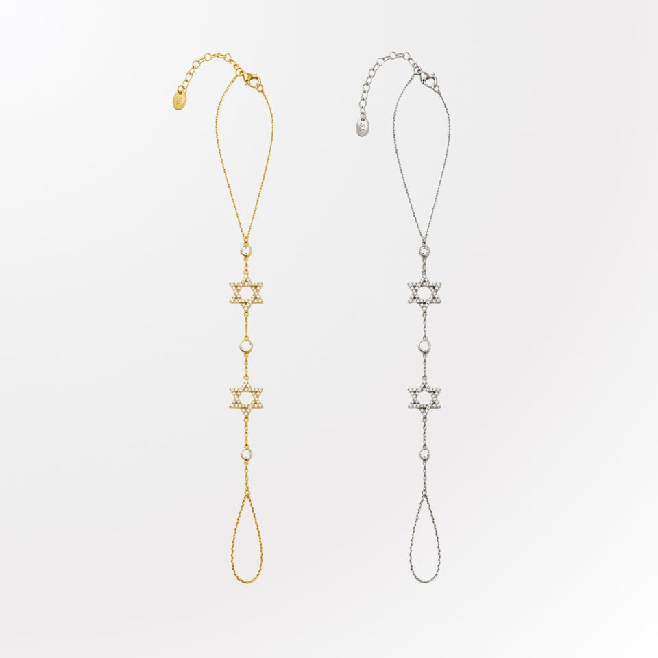 Star of David Hand Chain