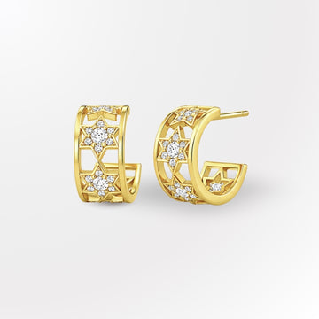 Yahalom Hoop Earrings