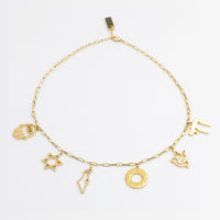 Jewish Charm Necklace