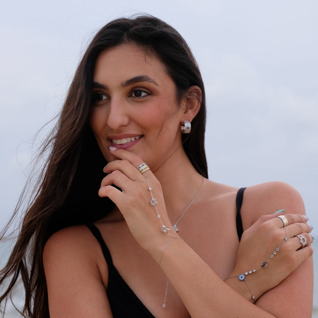 Evil Eye Hoop Earrings