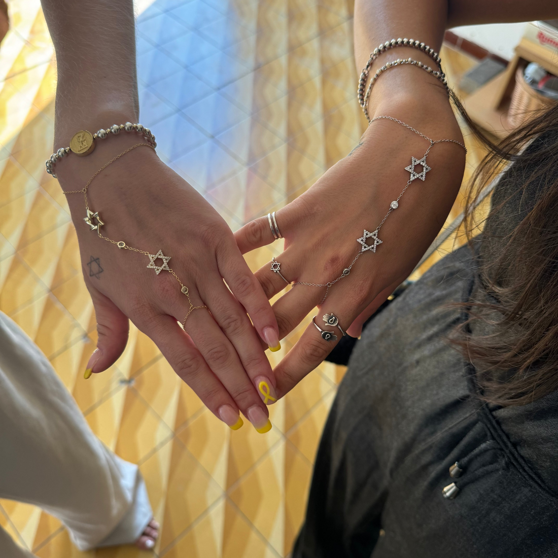 Star of David Hand Chain